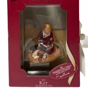 RARE Hallmark Keepsake American Girl Ornament KIT KITTREDGE 2002 Holiday Retired